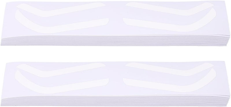Sorandy 100 Sheet Brow Stencil Stickers, Disposable Safe Hygienic Shaping Positioning Adhesive Eyebrow Template, Easy Peel Off Stickers, Ideal for Microblading Artist and Makeup (Type A) - Image 3