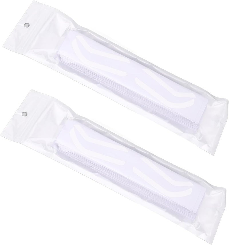 Sorandy 100 Sheet Brow Stencil Stickers, Disposable Safe Hygienic Shaping Positioning Adhesive Eyebrow Template, Easy Peel Off Stickers, Ideal for Microblading Artist and Makeup (Type A) - Image 2