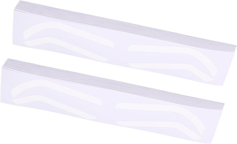 Sorandy 100 Sheet Brow Stencil Stickers, Disposable Safe Hygienic Shaping Positioning Adhesive Eyebrow Template, Easy Peel Off Stickers, Ideal for Microblading Artist and Makeup (Type A) - Image 5
