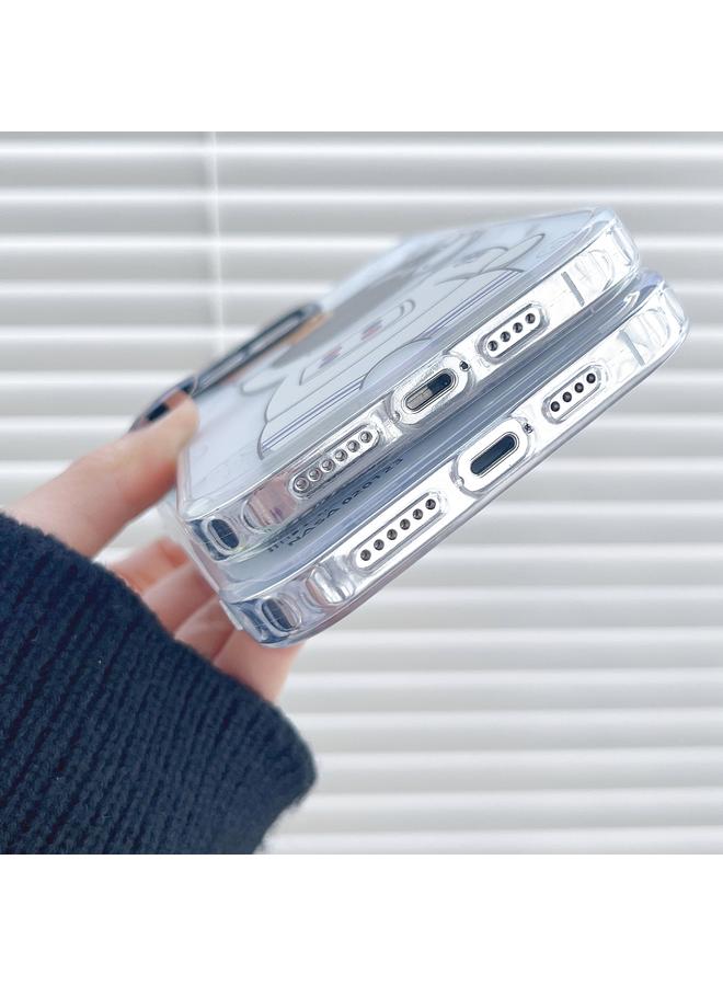 اس-توب جراب هاتف iPhone 14 Plus بنمط رائد فضاء مقاوم للصدمات من مادة البولي كربونات - Image 4