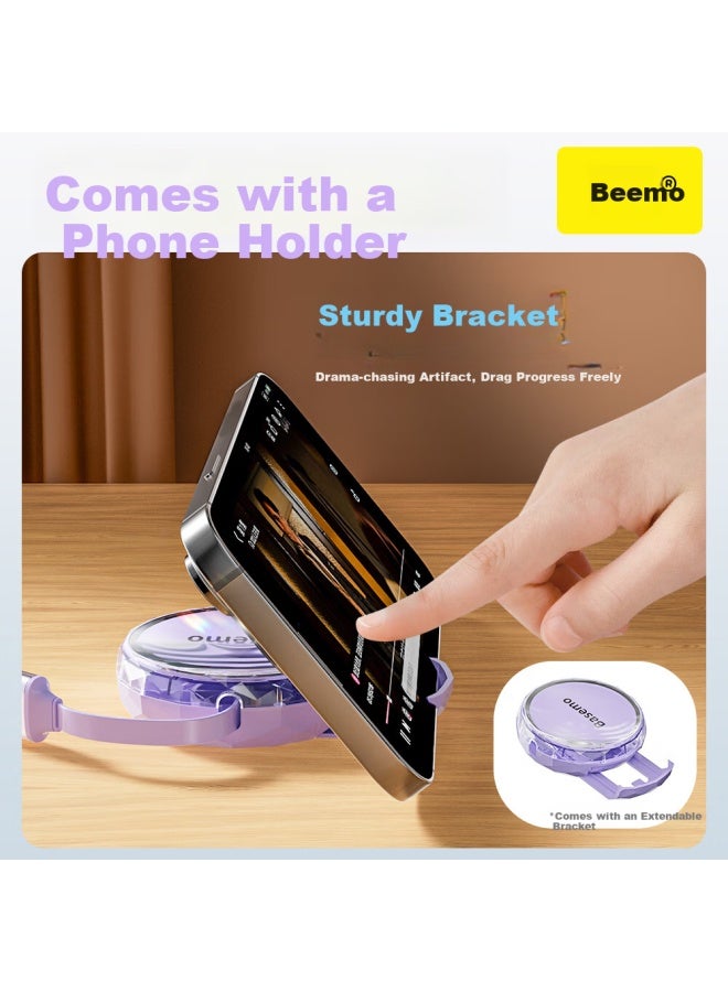 Double Magic Beemo 3-In-1 Retractable Data Cable For Apple Android Type-C One Drag Three Fast Charge Suitable For Iphone 16/15/14 Xiaomi Huawei Car Mobile Phone Charger 1.2M Black - Image 3