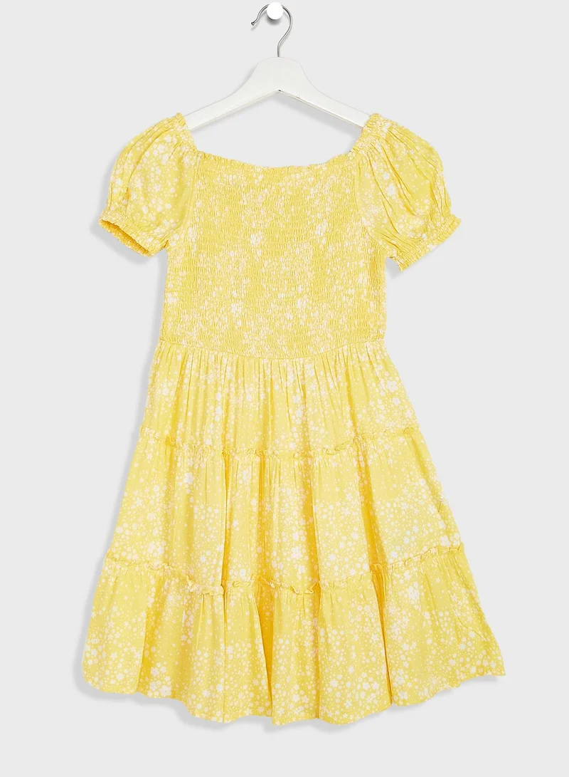 Marks & Spencer Kids Floral Print Midi Dress