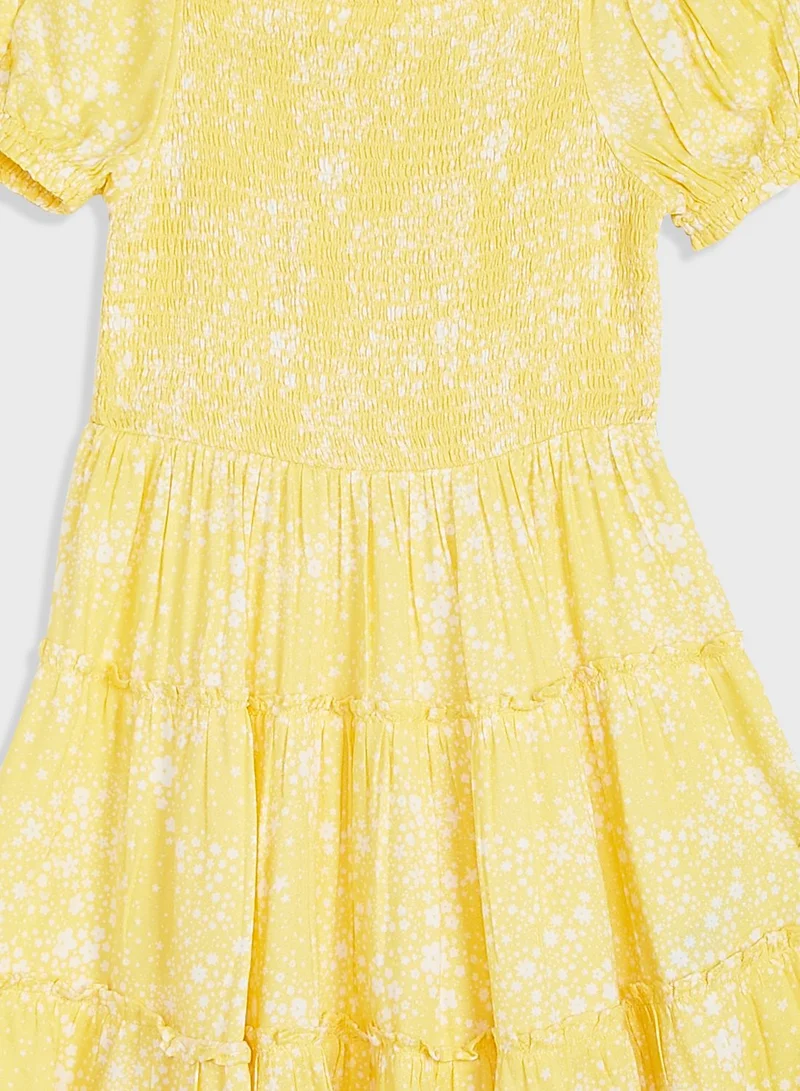 Marks & Spencer Kids Floral Print Midi Dress