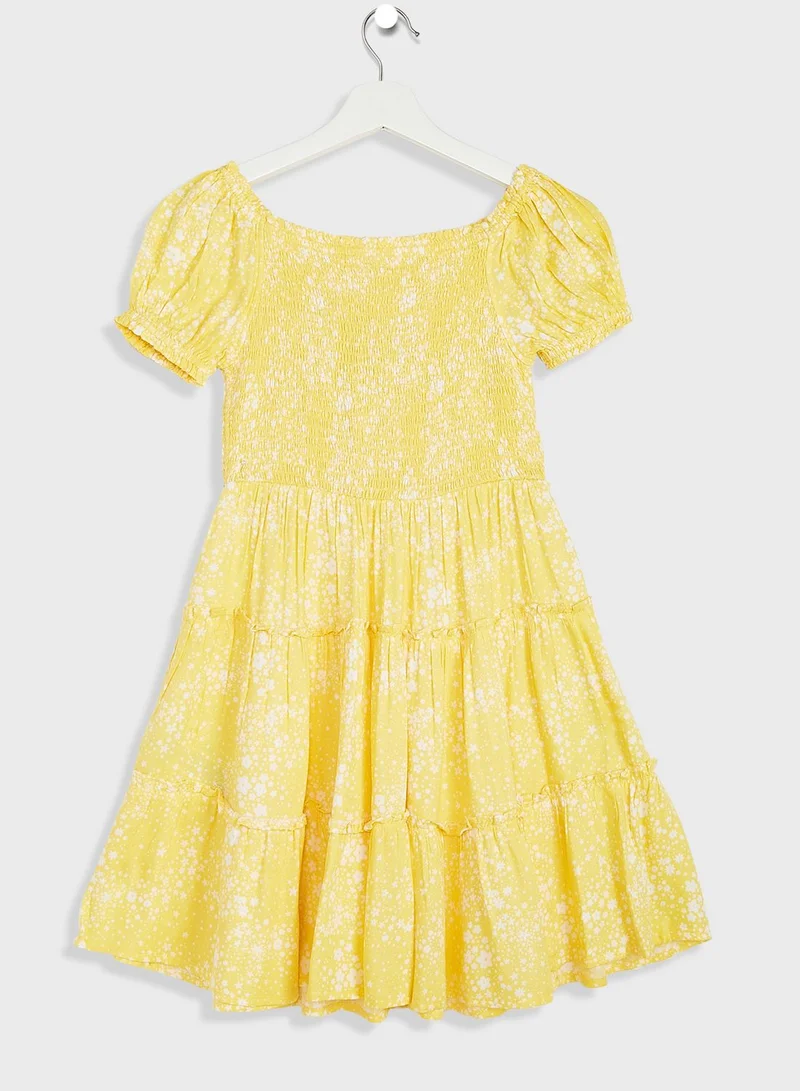 Marks & Spencer Kids Floral Print Midi Dress
