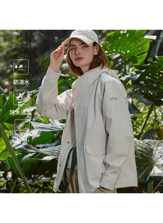 NorthLand Women's Waterproof Windproof Jacket - Outdoor Sports Coat Casual Open Front Top - Image 2