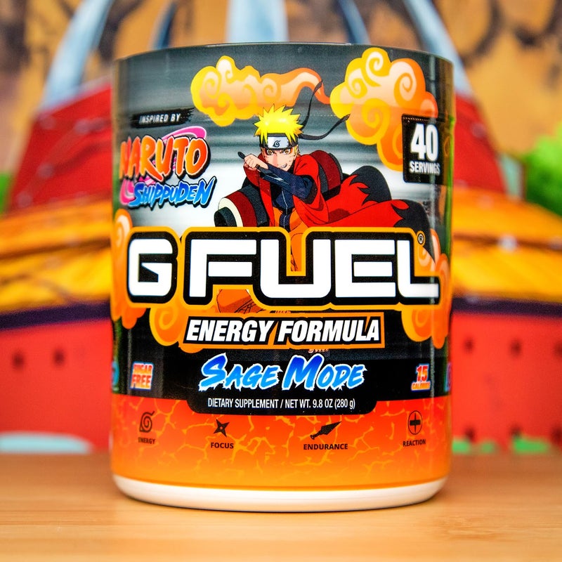 G Fuel Sage Mode Energy Drink Powder, Pre Workout Caffeine Mix for Gaming, Sugar Free Focus Amino, Vitamin + Antioxidants, 9.9oz (Grapefruit + White Peach, 40 Servings) - Image 5