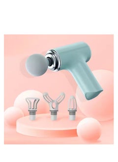 Relax Smart Mini Massage Powerful Fascial Portable Deep Tissue Percussive Muscle Back Head Massager for Pain Relief with 4 Massage Heads, 6 Massage Speeds, High Intensity Vibration Rechargeable.  - Image 1
