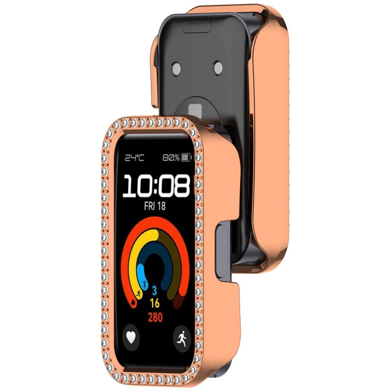 Rose Gold Smartwatch Frame Protector Scratch Watch Case For Watch 10 9 8 Durable Bumper Cover - Image 5