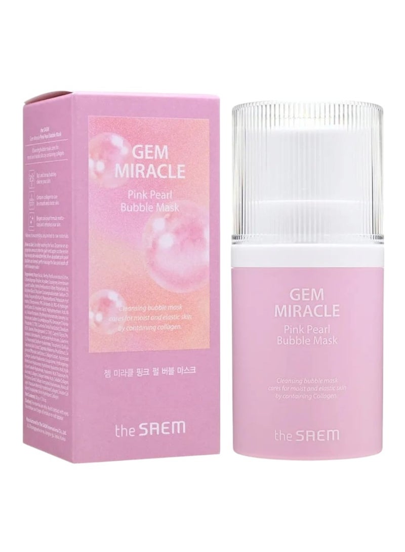 THESAEM Gem Miracle Pink Pearl Bubble Mask_50g