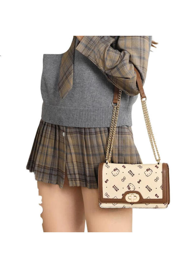 Mesuca X Hello Kitty Women'S Shoulder Crossbody Bag Chain Bag Gift Box Packed Birthday Gift For Girls - Image 1