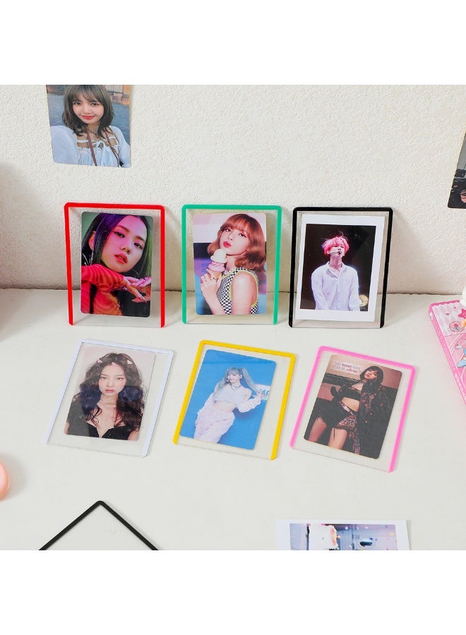 NIBEMINENT 1 - Piece B8 Kpop Photo Card Holder Pendant Key Chain ID Badge Holder ID Card Holder Photo Card Protector for School ID Office ID Access Card for Women Girls - Image 2