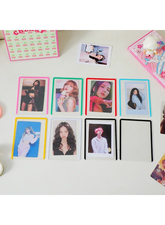 NIBEMINENT 1 - Piece B8 Kpop Photo Card Holder Pendant Key Chain ID Badge Holder ID Card Holder Photo Card Protector for School ID Office ID Access Card for Women Girls - Image 3