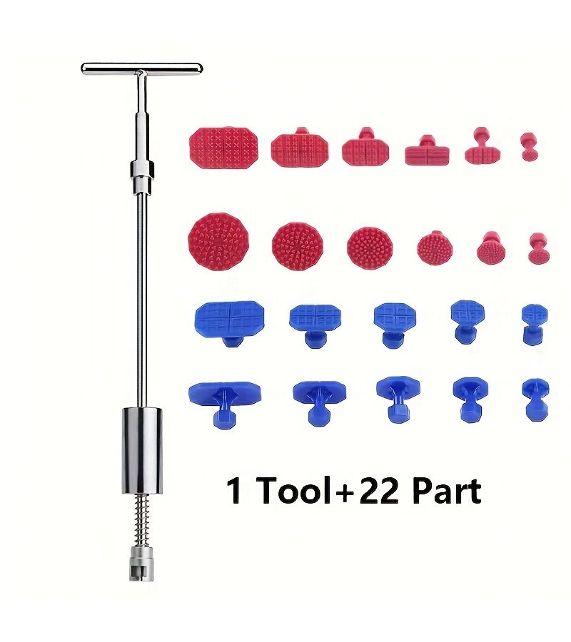 Car Body Dent Repair Tool Kit With 22 Parts Carbon Steel Auto Puller - Image 3