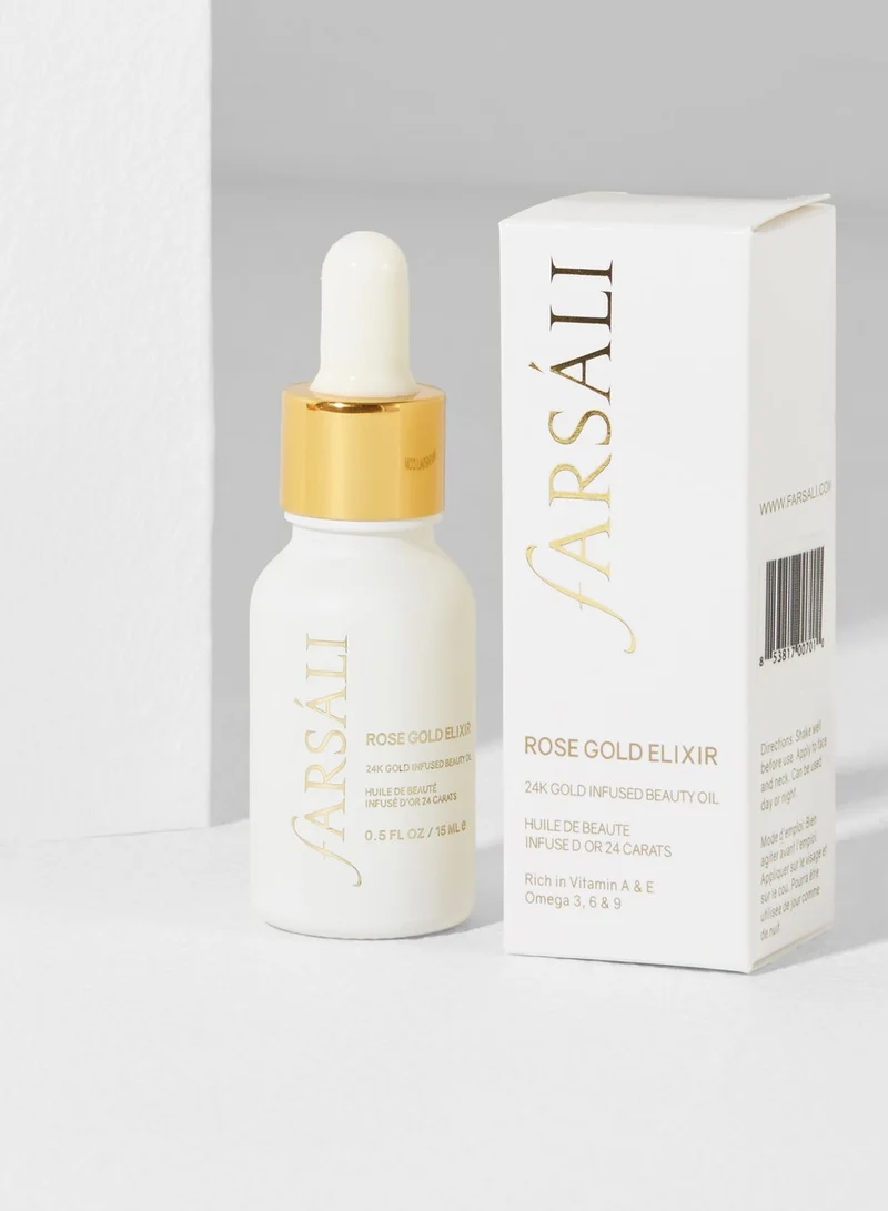 FARSALI Rose Gold Elixir - 24k Gold Oil 15ml
