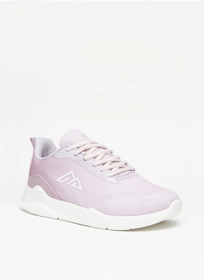 شو اكسبرس Women's Textured Lace-Up Sports Shoes