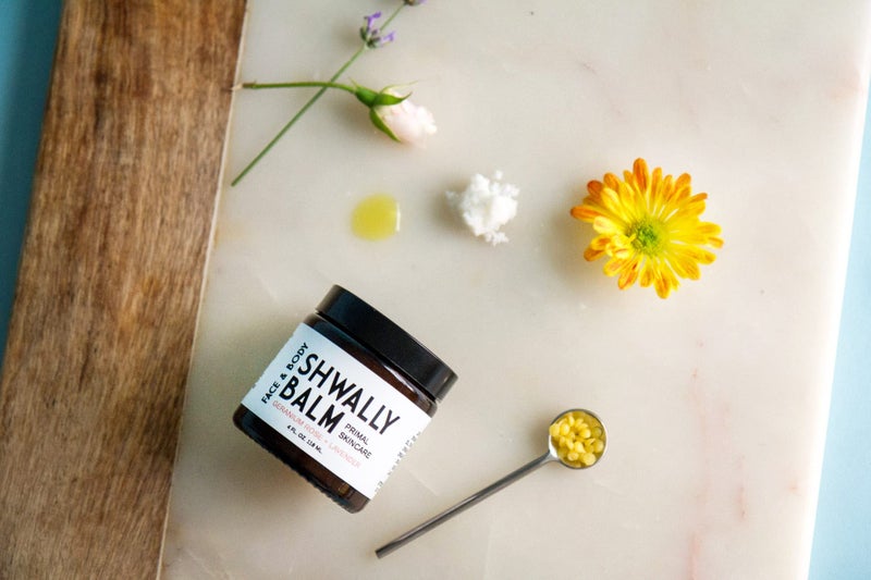 Shwally Tallow & Calendula Face and Body Balm - Paleo and Primal - 100% Grass Fed Tallow, Avocado and Olive Oil with Calendula Flowers (Unscented, 4) - Image 2