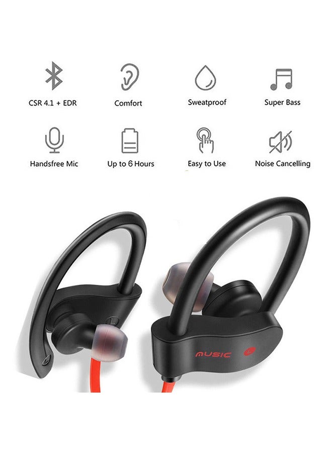 BT-1 Big Horn Sports Hanging Ear Sports Hanging Neck Small Horn Wireless Bluetooth Headset - Image 5