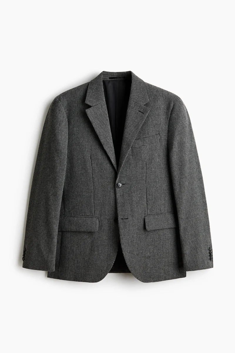 Relaxed Fit Wool-blend jacket