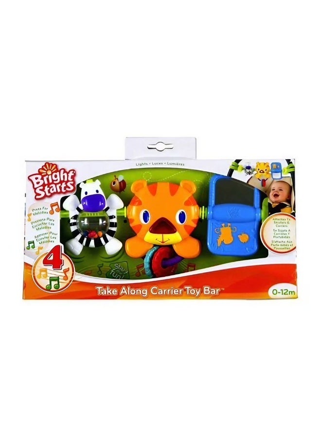 Bright Starts Take Along Carrier Toy Bar Set - Image 1
