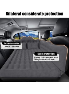 ABJ Car Travel Air Mattress Bed, Inflatable SUV Truck Air Mattress Back Seat Camping Bed Thickened Car Sleeping Pad for Travel, Car Bed SUV Mattress with Car Air Pump 2 Pillows  - Image 4