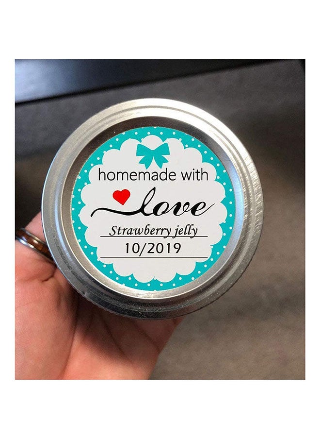 Wownect Homemade with Love Round [1inch][500 Stickers] Labels For Envelope Seals Packing Seals cards Gift Boxes Shopping Bags Bouquets Cardboard Decoration  - Image 4
