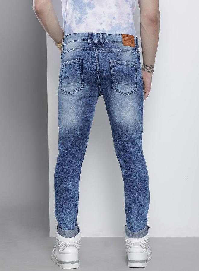 The Indian Garage Co Men Mid Rise Slim Fit Stretchable Jeans - Image 3