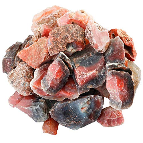Wixine 1Pcs 100g Natural Rough Carnelian Raw Stone Crystal Red Agate Mozambique - Image 1