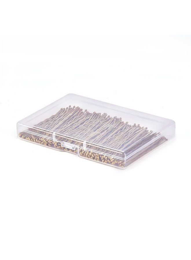 MORGLES دبابيس شعر كبيرة شقراء، MORGLES 2.75" دبابيس شعر عملاقة شقراء دبابيس شعر طويلة للشعر الكثيف للنساء والفتيات مع علبة - 120 قطعة - Image 3