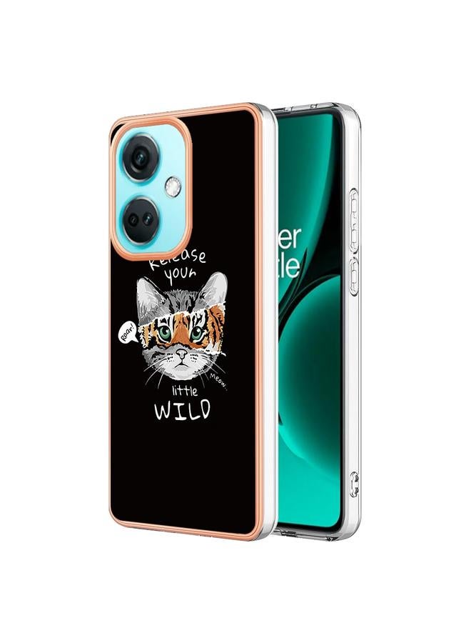 S-TOP Case For OnePlus Nord CE3 Electroplating Marble Dual-side IMD Phone Case - Image 1