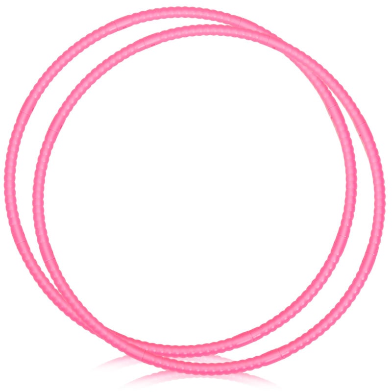 WinnerWhy 2 Pcs Toy Hoop Exercise Hoop Detachable Adjustable Plastic Toy Ring Playground Equipment for School Colored Circles Exercise Ring for Teens Dog Agility EquipmentPink23 Inch - Image 3