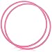 WinnerWhy 2 Pcs Toy Hoop Exercise Hoop Detachable Adjustable Plastic Toy Ring Playground Equipment for School Colored Circles Exercise Ring for Teens Dog Agility EquipmentPink23 Inch - Image 2