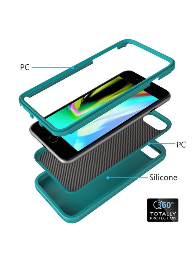 S-TOP Case For iPhone 6/7/8G Wave Pattern 3 in 1 Silicone+PC Shockproof Protective Case - Image 3
