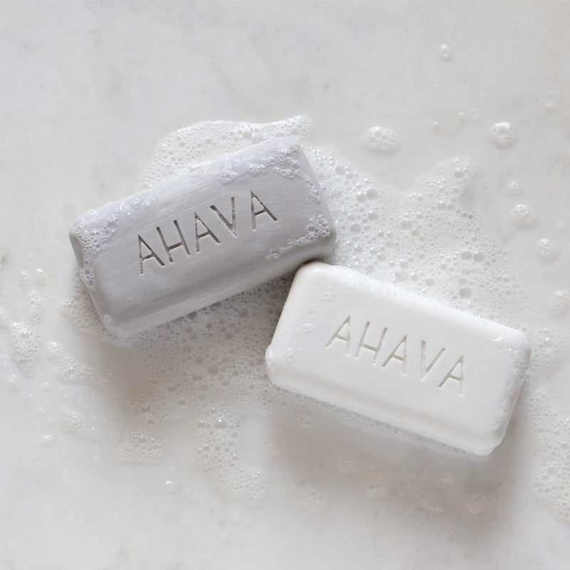 AHAVA Dead Sea Moisturizing Salt Soap - 100g Bar for Gentle Cleansing - Image 2