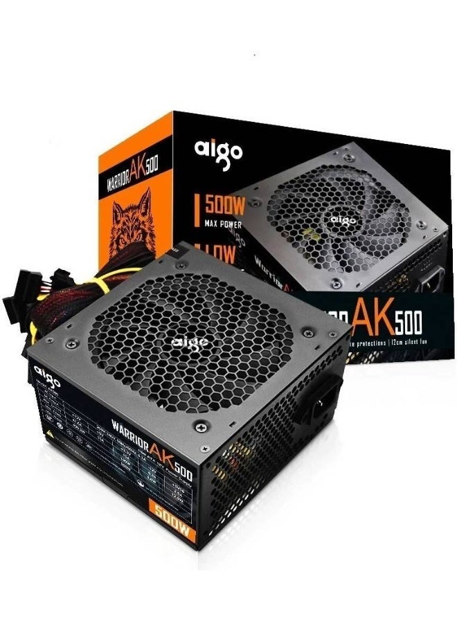 آيجو مزود طاقة Aigo Warrior AK500 بقدرة 500 واط بمعيار ATX - Image 4