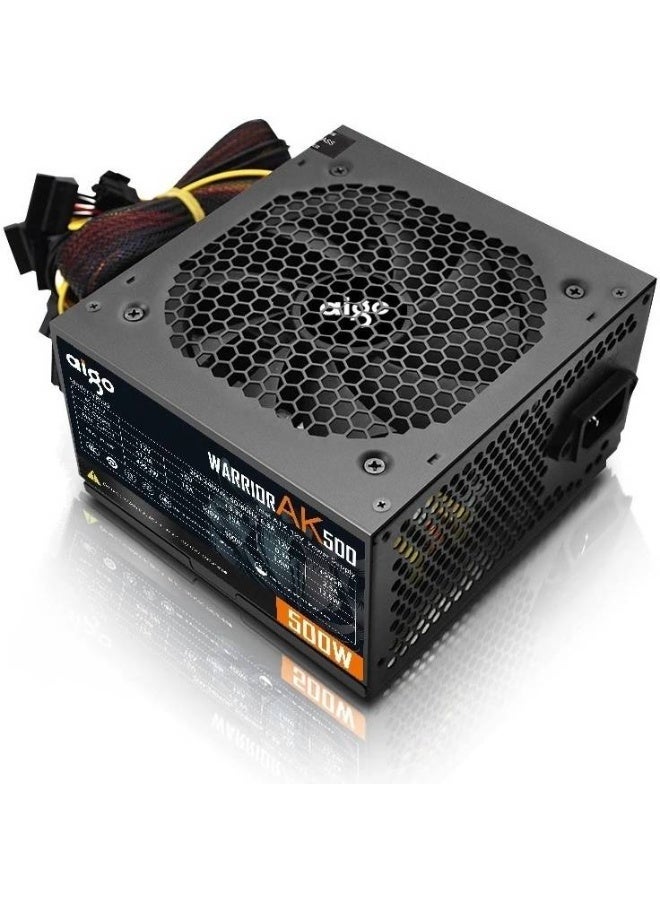 آيجو مزود طاقة Aigo Warrior AK500 بقدرة 500 واط بمعيار ATX - Image 2