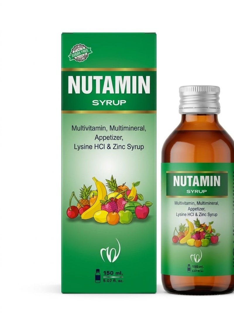 MEDWISE Nutamin Multivitamin Syrup 150 ml - Image 1
