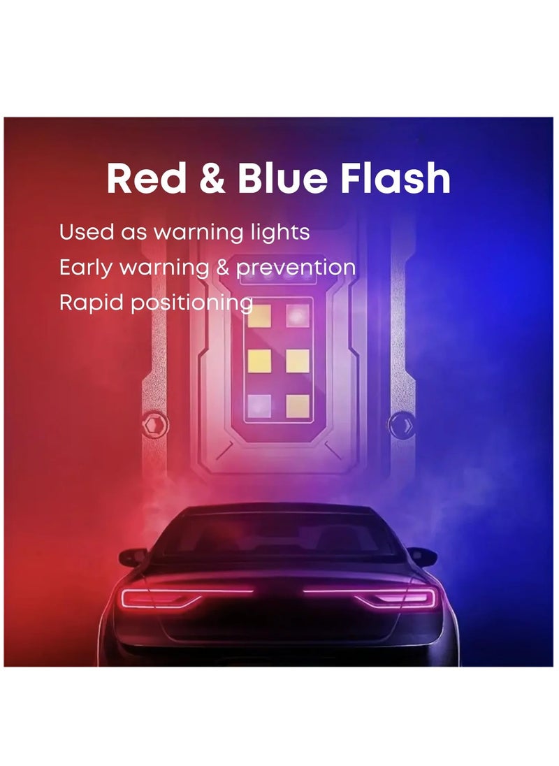 Mini Powerful Flashlight XGP New Version Flashlight Super Bright Rechargeable USB C Mini Small Portable Keychain Pocket Flashlights (Black)