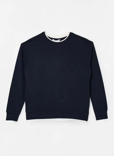 MANGO Boys Long Sleeve Sweater