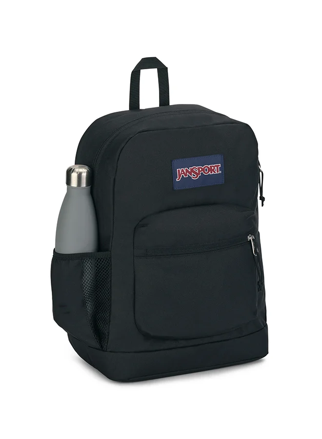JANSPORT Cross Town Plus Medium Laptop Backpack - Black