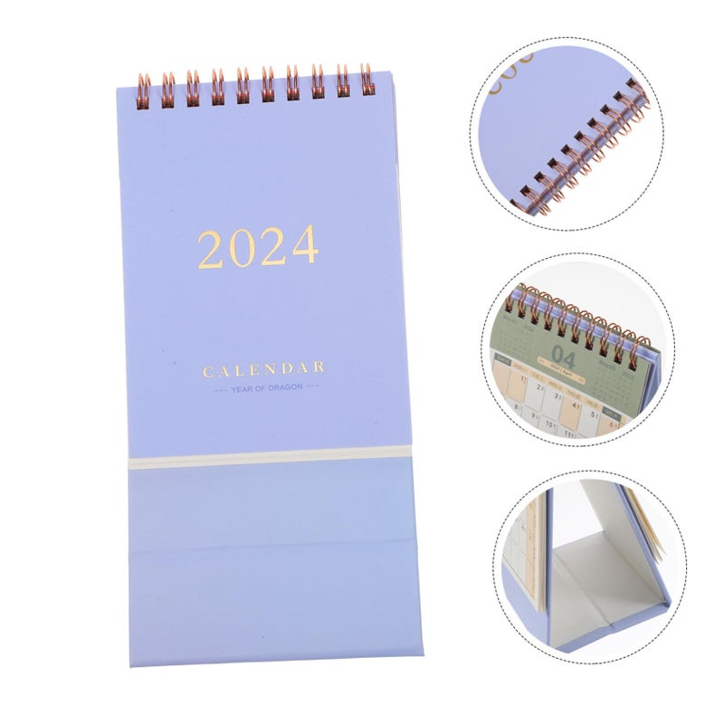 Small Desktop Flip Calendar Planner With Months And Weekdays For Organized Office Home Table - Image 5
