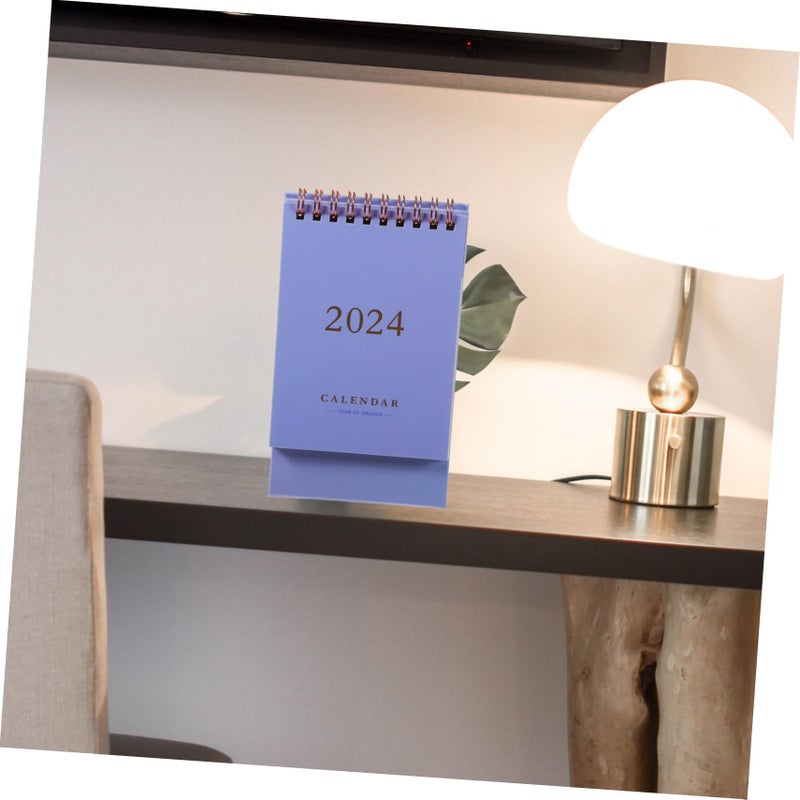 Small Desktop Flip Calendar Planner With Months And Weekdays For Organized Office Home Table - Image 3