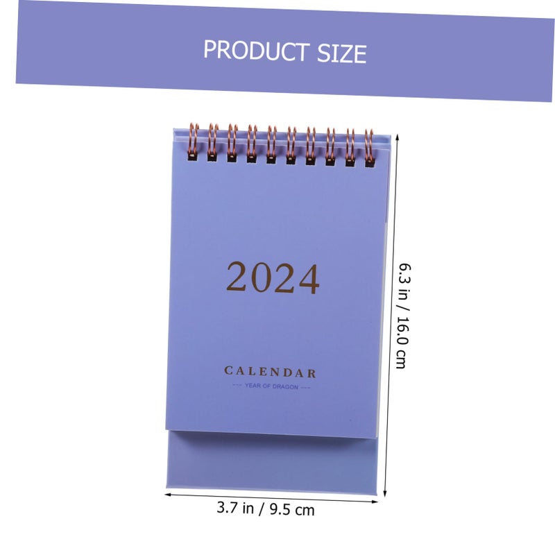 Small Desktop Flip Calendar Planner With Months And Weekdays For Organized Office Home Table - Image 4