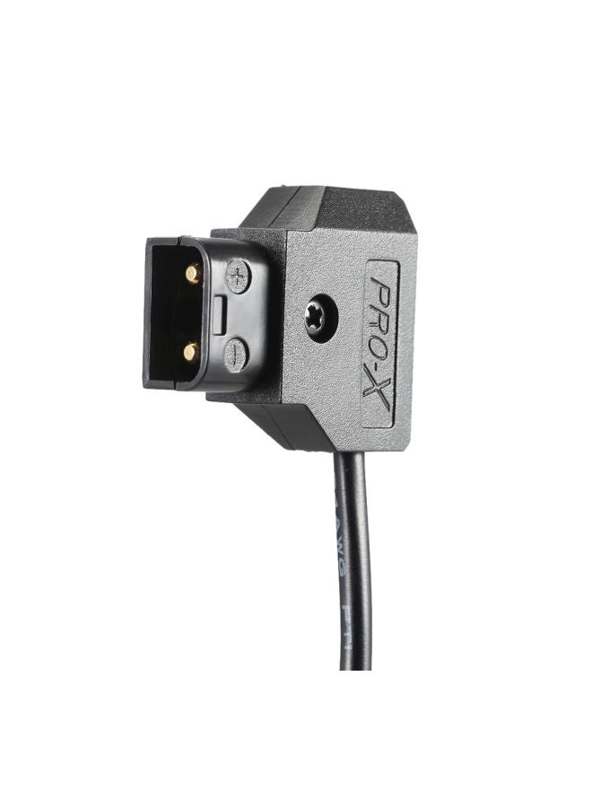 D-Tap 2 Pin Male Connector To Two Female USB Power Cord Cable Black - Image 3