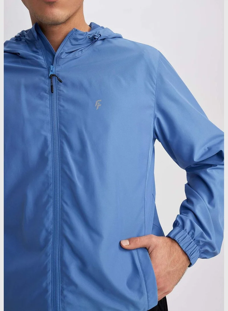 DeFacto Man Slim Fit Hooded Long Sleeve Jacket