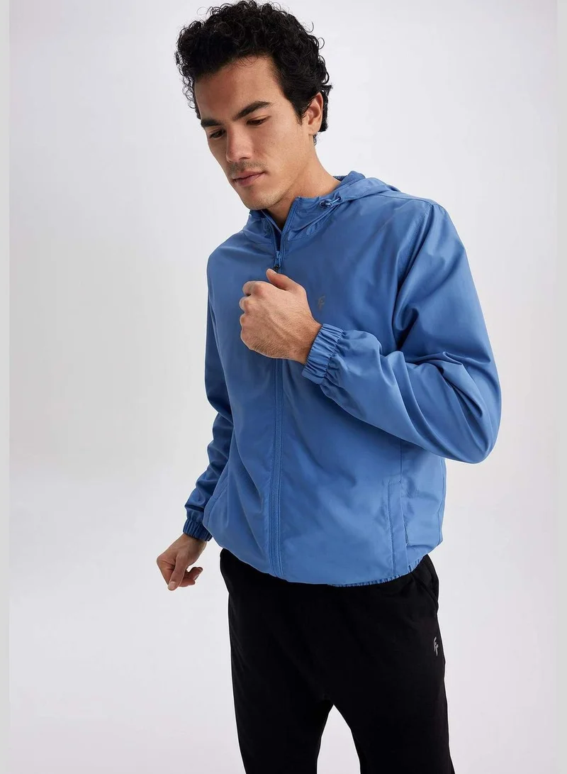 DeFacto Man Slim Fit Hooded Long Sleeve Jacket