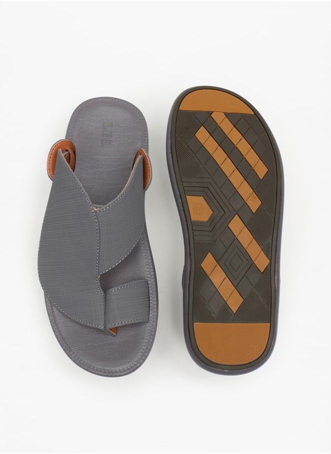 LBL by Shoexpress Men Textured SlipOn Arabic Sandals  Ramadan Collection  - Image 4