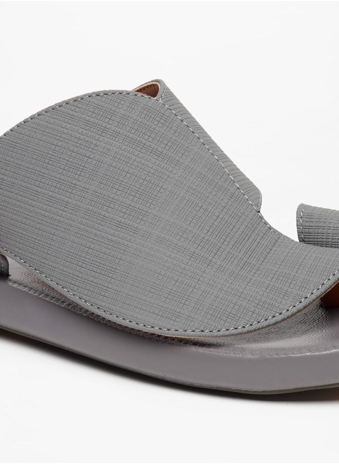 LBL by Shoexpress Men Textured SlipOn Arabic Sandals  Ramadan Collection  - Image 5