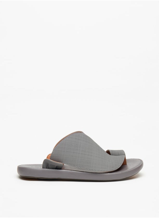 LBL by Shoexpress Men Textured SlipOn Arabic Sandals  Ramadan Collection  - Image 1