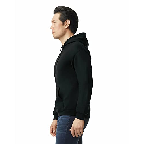 Gildan Adult Fleece Hoodie Sweatshirt, Style G18500, Multipack, Black (1-Pack), Large - Image 2