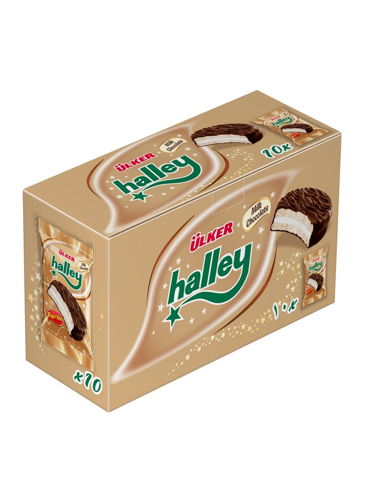 Ulker Riyad Buy Ulker Halley Milk Chocolate Coated Marshmallow Biscuit Online | 15 ...